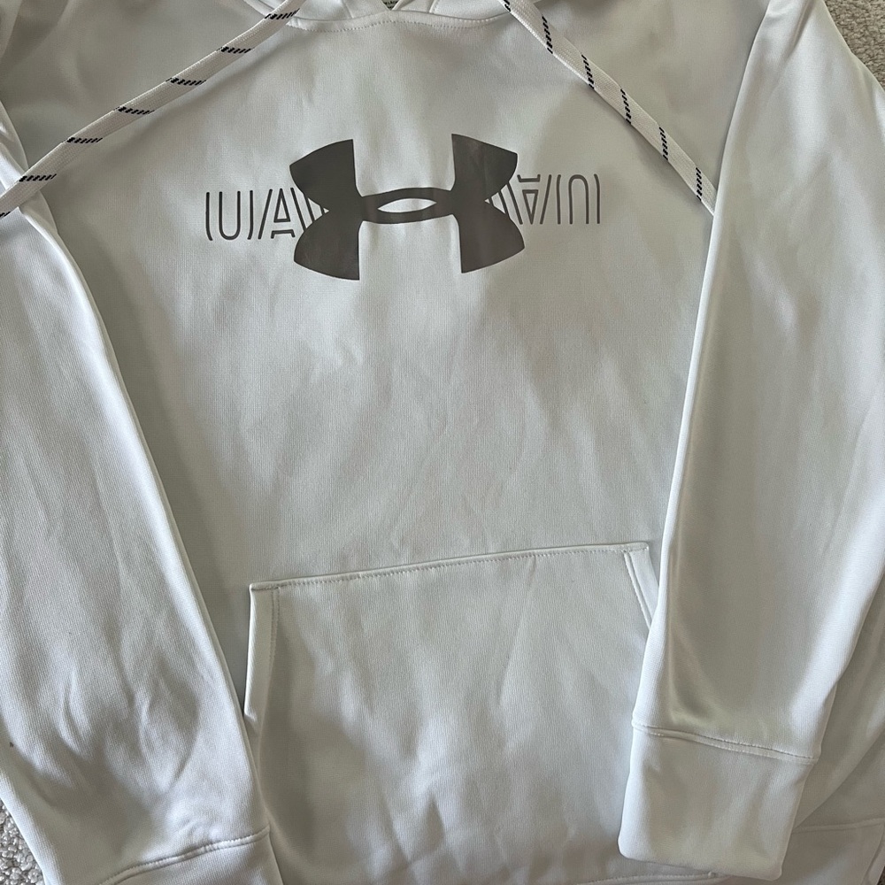 Under Armour White ColdGear Hoodie